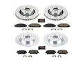 Power Stop 15-19 Ford Mustang Front & Rear Z26 Street Warrior Brake Kit