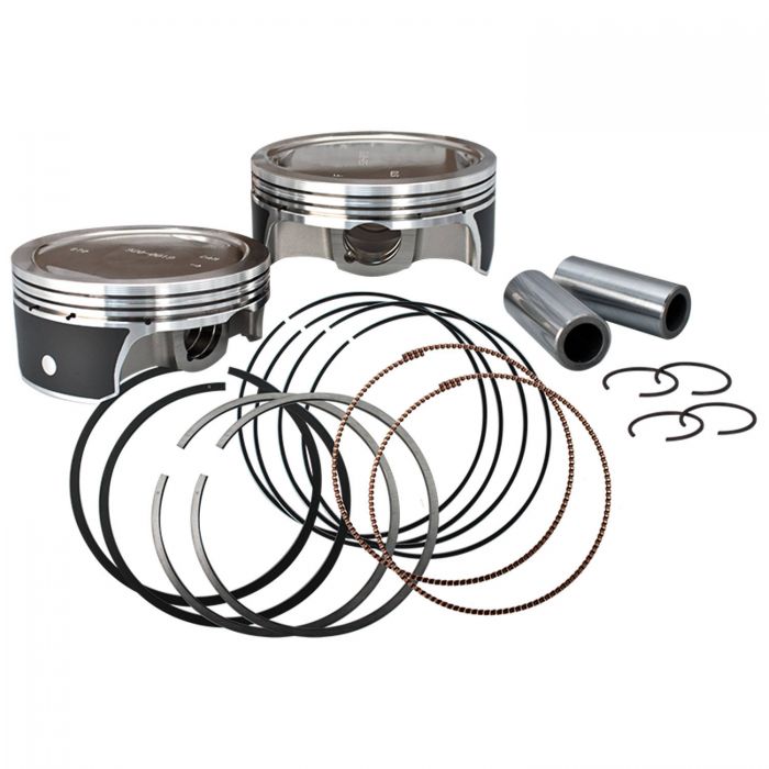 S&S Cycle 2007+ BT 4-1/8in DD Piston Set - .010in