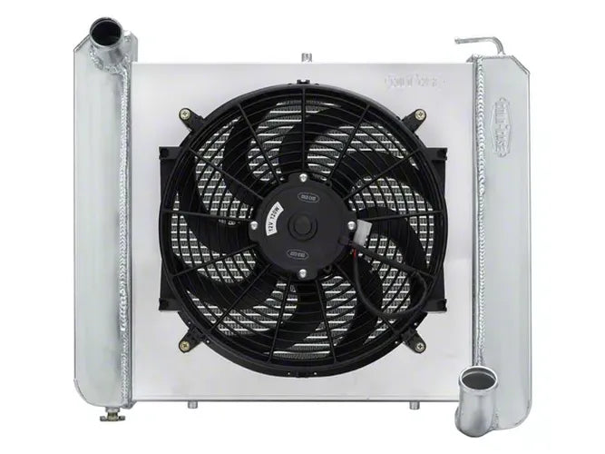 Cold Case Radiators 61-62 Corvette Aluminum Performance Radiator 16 Inch Fan Kit Cold Case Radiators CHV711K