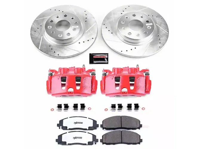Power Stop 18-19 Jeep Wrangler Front Z23 Evolution Sport Brake Kit w/Calipers