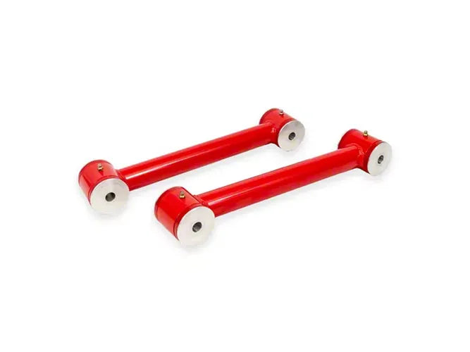 BMR 21-25 Ford Bronco Non-Adjustable Upper A-Arms Poly Bushings Std Ball Joint - Red