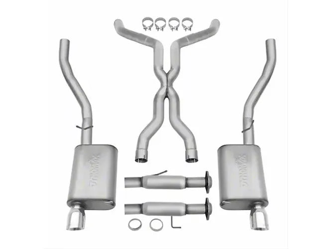 115 GRAND CHEROKEE 2.25IN CAT BACK SYSTEM ULTRA FLO WELDED MUFFLERS