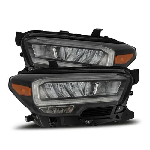 AlphaRex 16-23 Toyota Tacoma LUXX-Series Crystal Headlights - Chrome