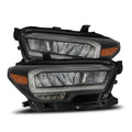AlphaRex 16-23 Toyota Tacoma LUXX-Series Crystal Headlights - Chrome