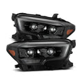 AlphaRex 16-23 Toyota Tacoma LUXX-Series Crystal Headlights - Chrome