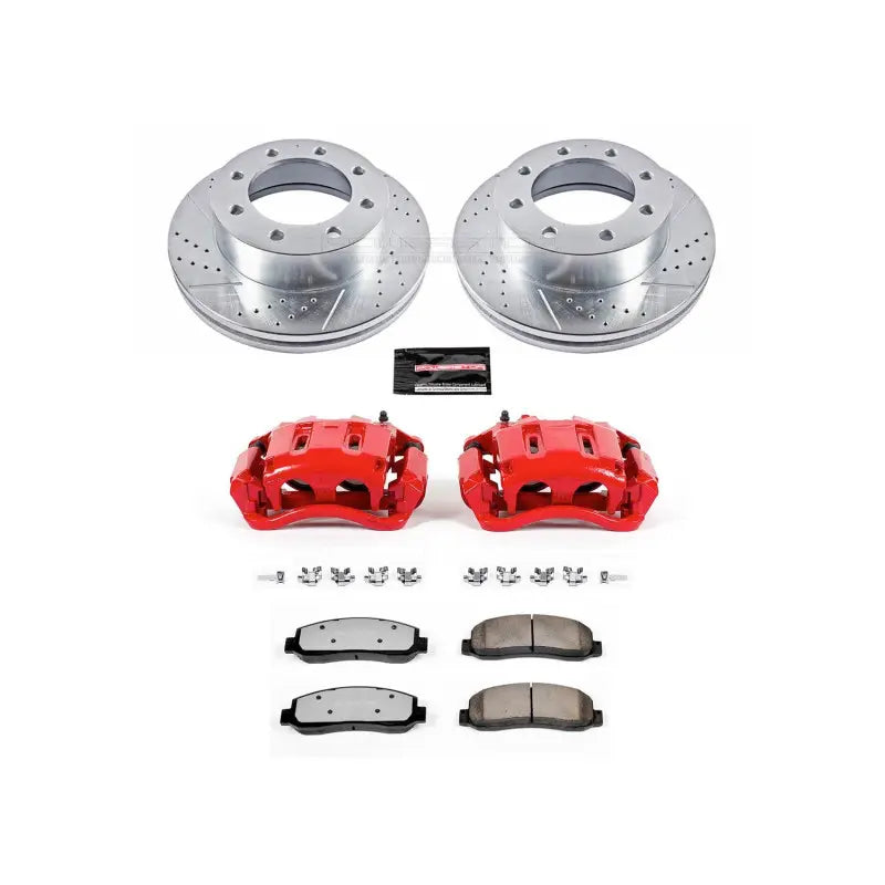 Power Stop 05-11 Ford F-350 Super Duty Z23 Evolution Kit w/ Calipers - Front