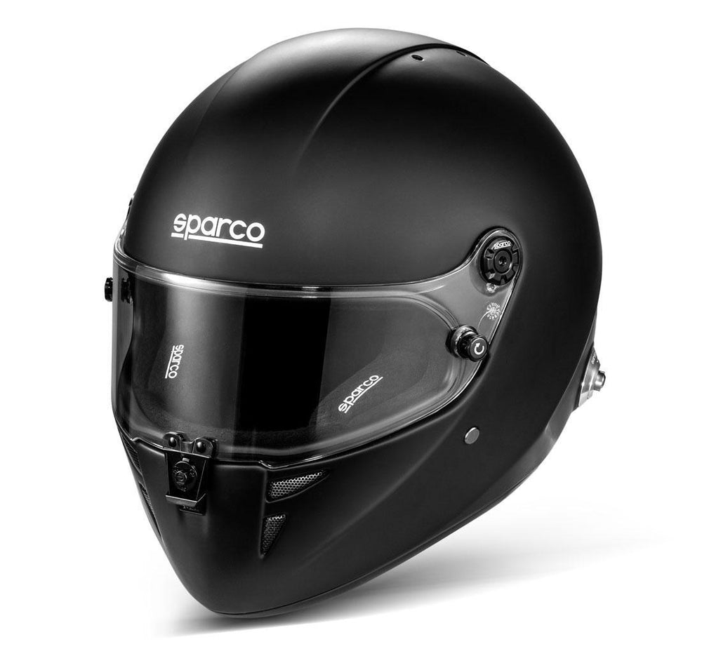 SPARCO Stealth RF Helmet - X-Large - Matte Black/Black