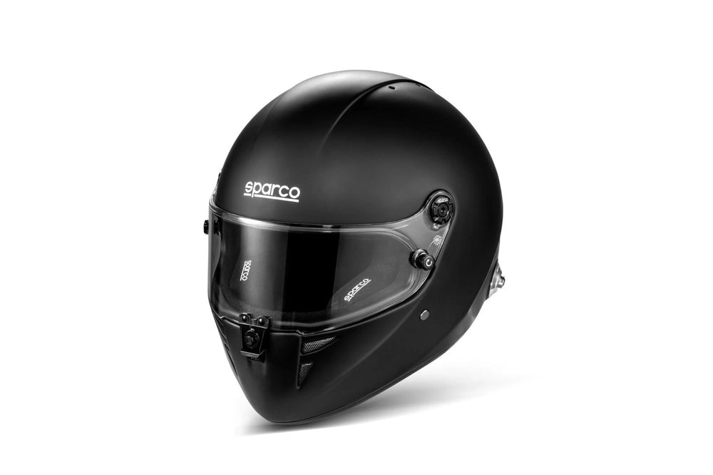 SPARCO Stealth RF Helmet - Medium/Large - Matte Black/Black