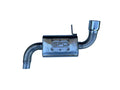 SPD 2022-2023 2.7L Bronco GX Series Axle-Back Exhaust Black Tip