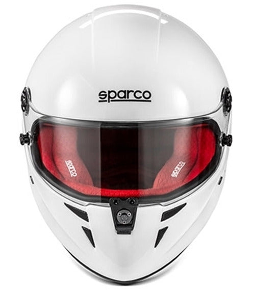 SPARCO Stealth RF Helmet - Medium - Matte Black/Red