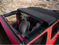 Rugged Ridge 2018+ Jeep Wrangler JLU 4 Dr Black Diamond Stitch Cloth Voyager Top (Tinted)