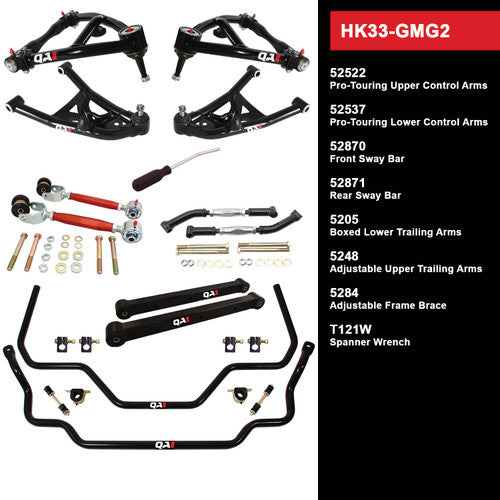 QA1 69-72 GM G-Body Level 3 Handling Kit 2.0 w/o Shocks