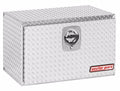 30 X 18X 18IN UNDER BED ALUMINUM BOX TOOL COMPACT 5.4 CU FT CLEAR FINISH