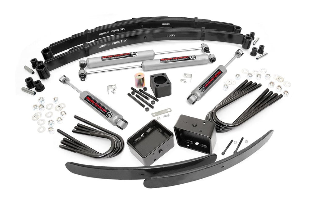 6 Inch Lift Kit Rear Blocks Chevy C30 K30 Truck 4WD (1977-1987)