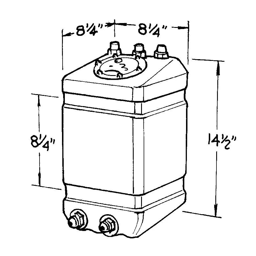 3-Gallon Pro Drag Fuel Cell