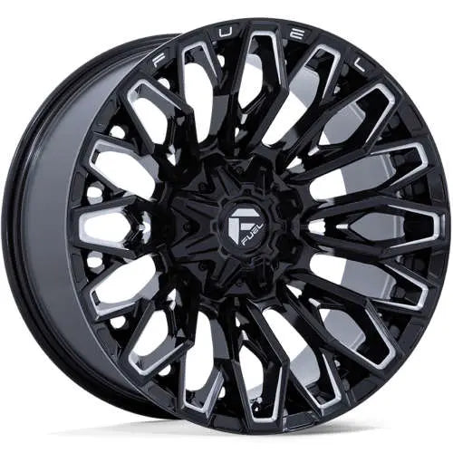 D865 22X12 6X4.5/5.5 G-BLK MILL -44