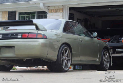 1995-1996 Nissan 240SX S14 Duraflex N Sport Body Kit - 5 Piece - Includes N Sport Front Bumper Cover (109553) N Sport Side Skirt Rocker Panels (109554) N Sport Rear Add Ons Spat Extensions (109555)