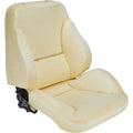 RALLY RECLINER LOW BACKW/O HEADREST BLACK VINYL SIDES BLACK VELOUR INSERT LEFT