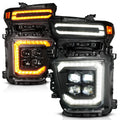 ANZO headlights close-up