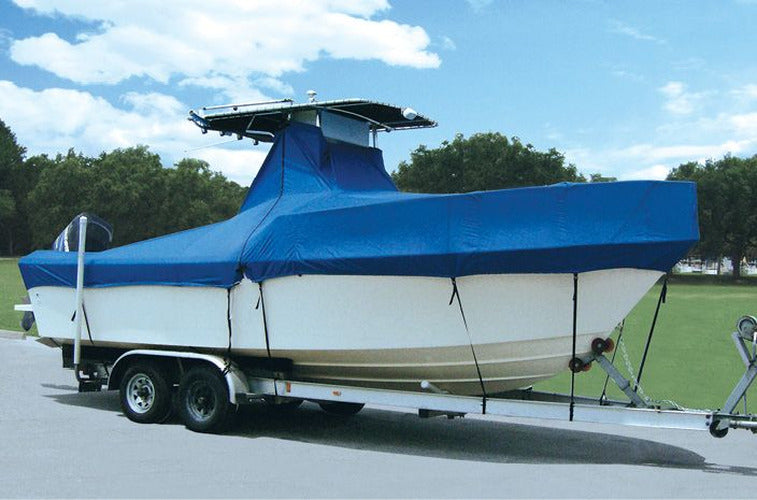 HOT SHOT BOAT COVERCC TTOP NO CUTOUT/NORAILS 24FT525FT4X102BLACK
