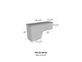 Westin/Brute Pork Chop Tool Box Driver Side 46in - Aluminum
