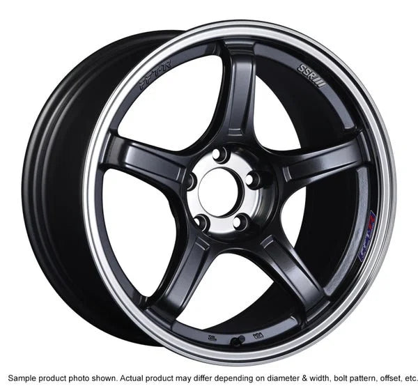 SSR GTX03 18x10.5 12 5x114.3 Black Graphite