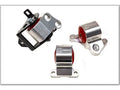 Innovative Mounts 96-00 Civic 97-00 Acura El Polished Aluminum Replacement Mount Kit 250-400HP 75A Black Innovative Mounts