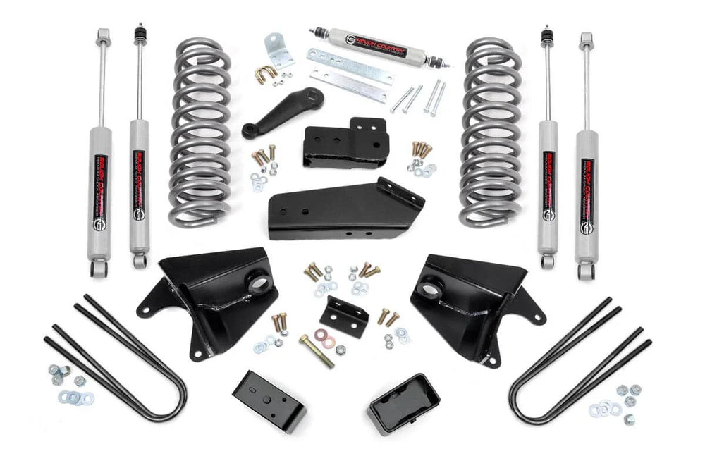 1x 7510 1x 9254 1x 146530 4 Inch Lift Kit Rear Blocks Ford F-150 4WD (1980-1996)