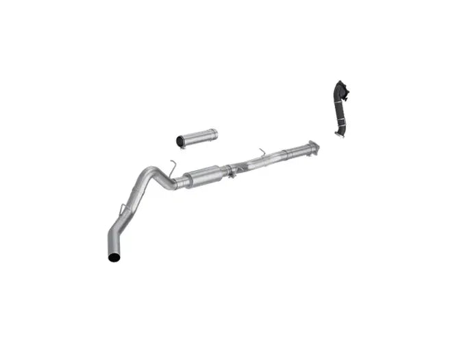 MBRP 01-04 Chevy Silverado / GMC Sierra 2500/3500HD 4in OD CatBack Single Side Exit w/ Downpipe - AL