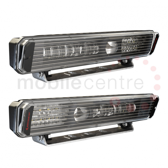 9900LP MODEL 1224V DOT/ECE RIGHT HAND TRAFFIC HEATED LOW PROFILE HEADLIGHT 2 LIGHT KIT