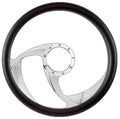 Steering Wheel Camber D-Shaped 14in Black