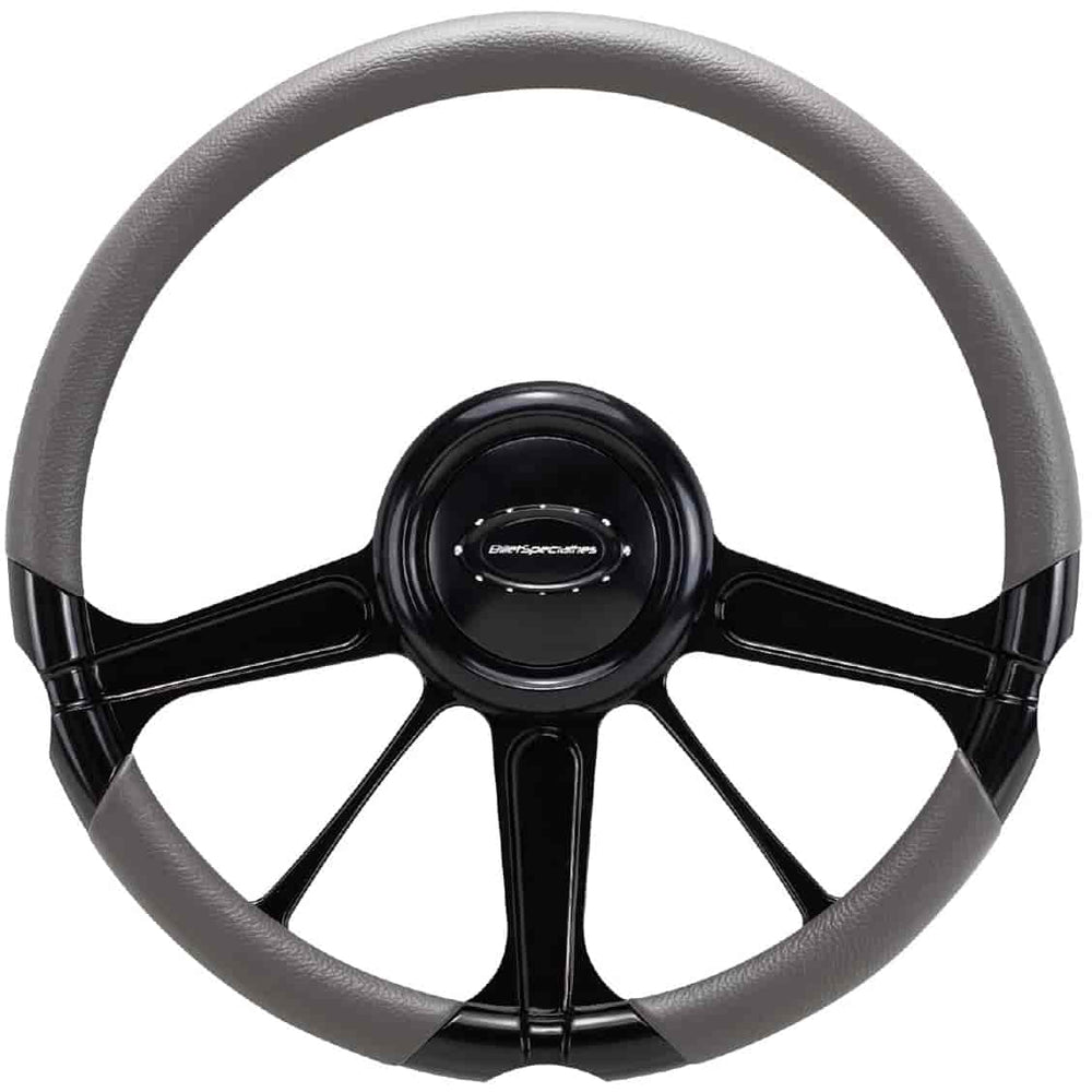 Steering Wheel Camber D-Shaped 14in Black