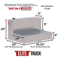DOT 47 GAL LSHAPED REFUELING TANK