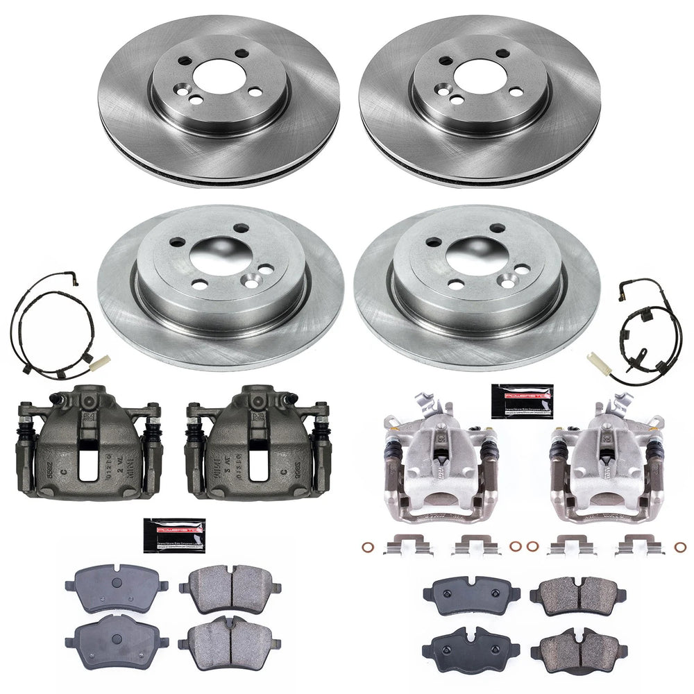 Power Stop 07-10 Mini Cooper Front & Rear Autospecialty Brake Kit w/Calipers
