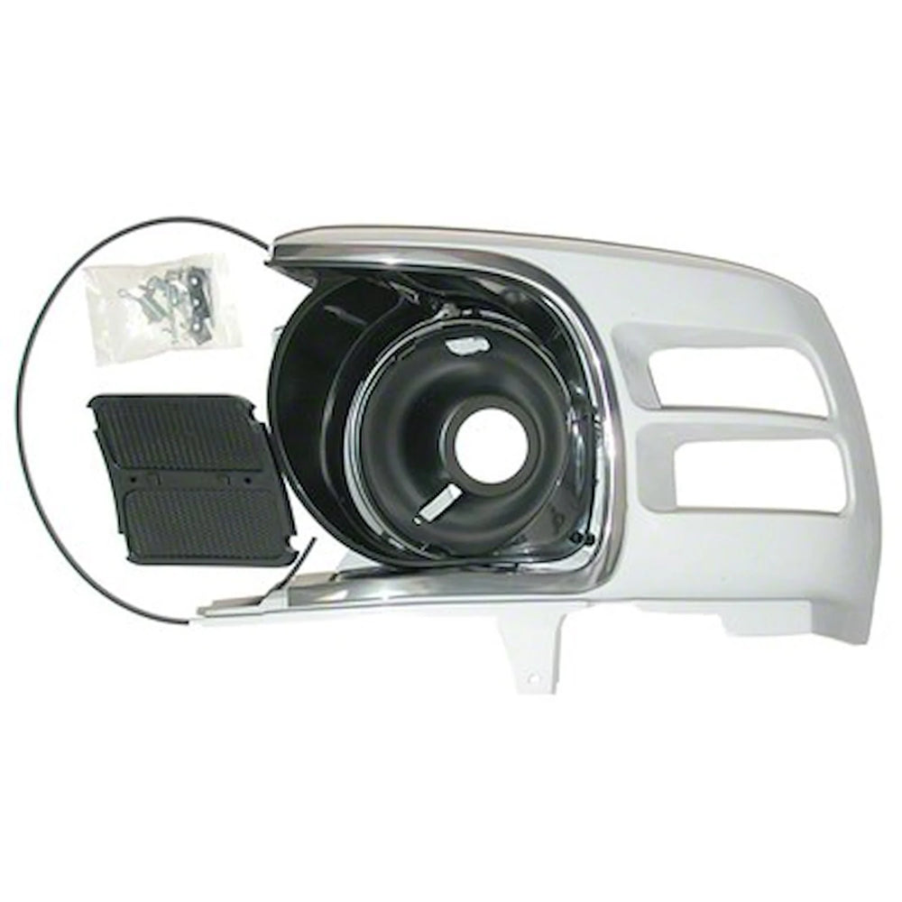 HEADLAMP ASSEMBLY; LH; WITH MOLDING