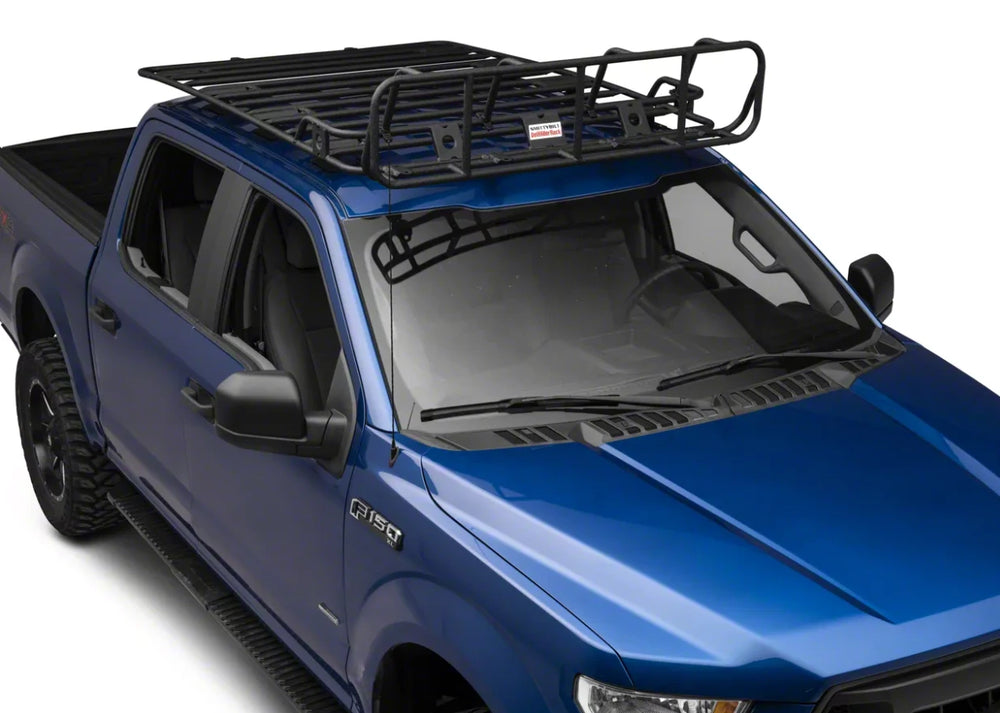 19C RAM 1500 (NEW BODY) HEADACHE RACK W/STANDARD BARS MATTE BLACK