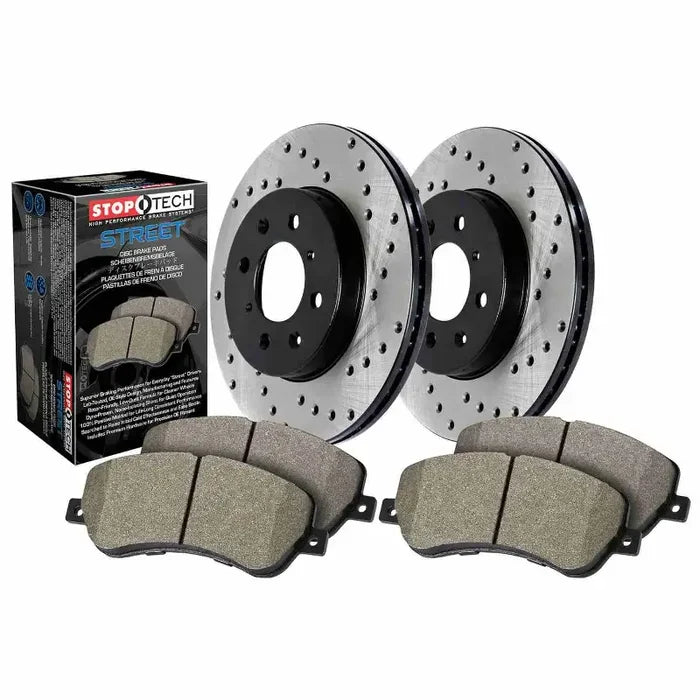 Street Axle Pack - Drilled; Front