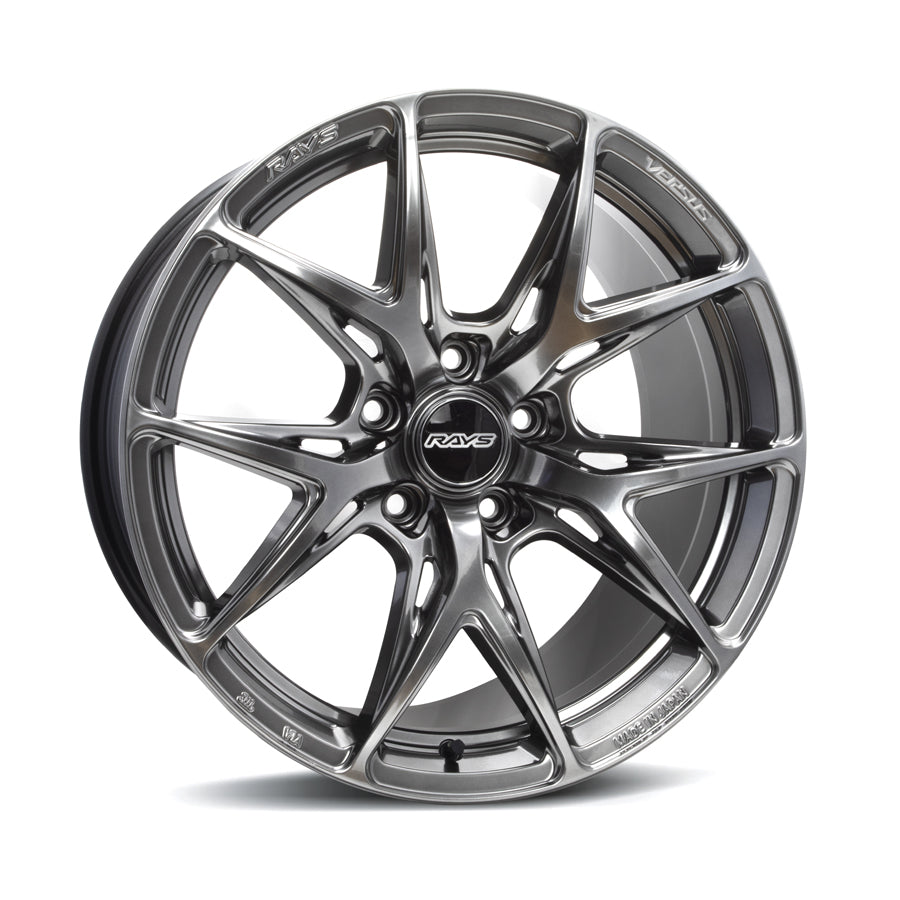 Versus VV21S 18X9.5 +38 5-100 Grace Silver