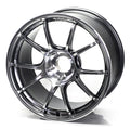 Advan RZIII 18x7.5 / +49 Offset / 5x100 BC / 63mm Bore / Hyper Platinum Black & Diamond Cut