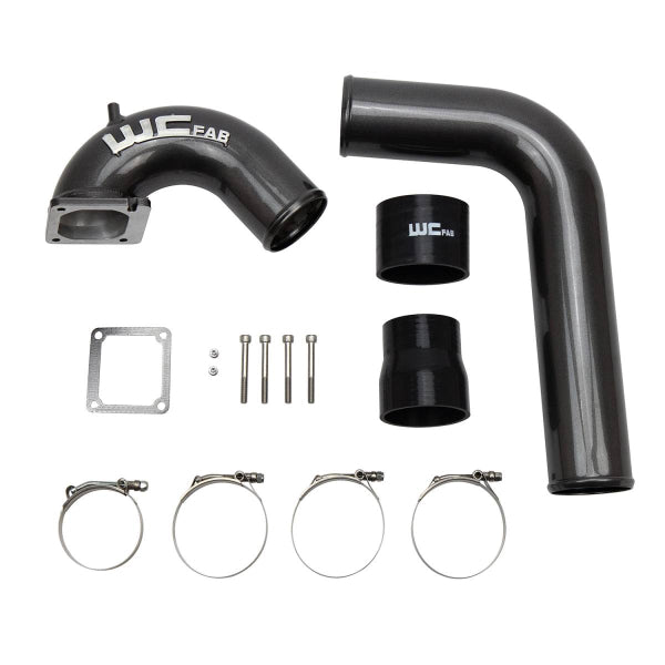 2003-2007 5.9L Cummins 3.5in Intake Horn and Driver Side Intercooler Pipe Bronze Chrome