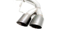 Megan BMW M5 F90 17 Supremo Axle Back Exhaust Black Chrome Tips