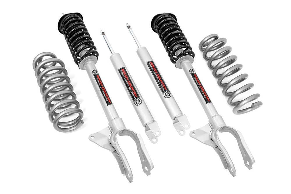 1x 501082 1x 23299 1x 9245-2 2.5 Inch Lift Kit N3 Struts Jeep Grand Cherokee 4WD (2016-2020)