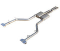 Cat Back w Xchange Exhaust System Split Side Dual Exit 2.5 in Intermediate And Tail Pipe StreetPro Muffler Hardware Incl Tip Not Incl Natural 409 Stainless Steel Pypes Exhaust