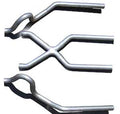 Cat Back w Xchange Exhaust System Split Side Dual Exit 2.5 in Intermediate And Tail Pipe StreetPro Muffler Hardware Incl Tip Not Incl Natural 409 Stainless Steel Pypes Exhaust