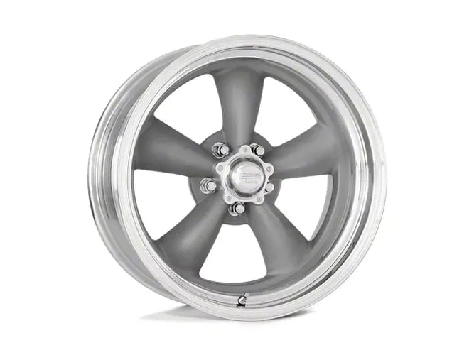 AMERICAN RACING VINTAGE VNCL205 18X8 5X4.75 M-GRY POL-LP 14MM - VNCL205886150