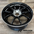 Advan RZIII 18x9.5 / +45 Offset / 5x100 BC / 63mm Bore / Black Gun Metallic & Diamond Cut