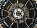 Advan RZIII 18x9.5 / +45 Offset / 5x100 BC / 63mm Bore / Black Gun Metallic & Diamond Cut