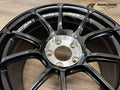 Advan RZIII 18x9.5 / +45 Offset / 5x100 BC / 63mm Bore / Black Gun Metallic & Diamond Cut