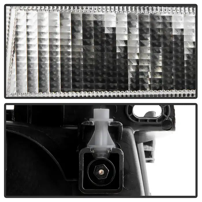 0713 SILVERADO 1500/0714 2500HD/3500HD FULL LED HEADLIGHTS W/LED LIGHT BAR CHR