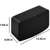 FIVE AMPLIFIER/SPEAKER SYSTEM,WH